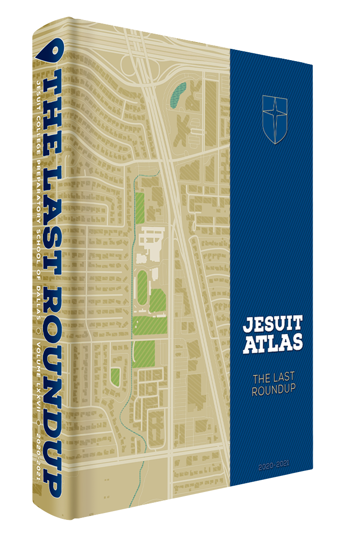 Cover of the 2020-21 Atlas yearbook.